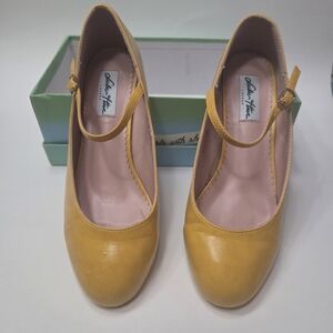 Yellow Mary Jane Shoes